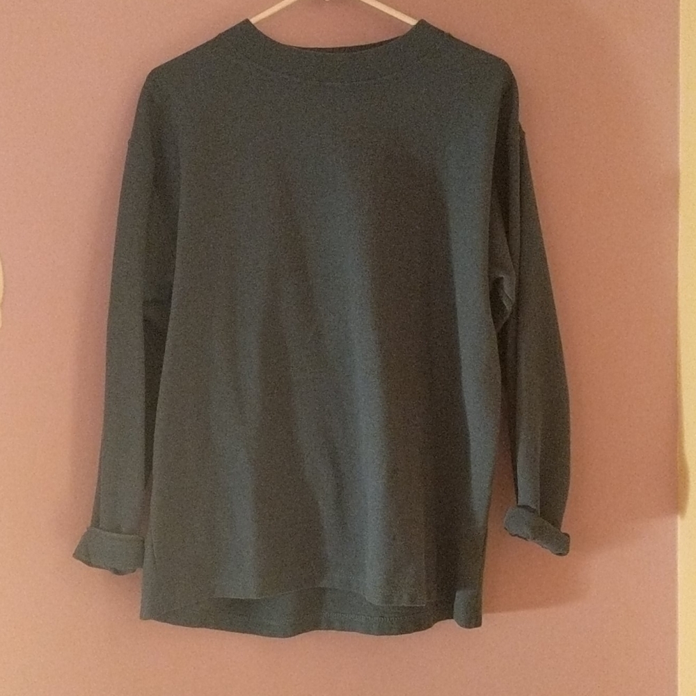 Blue Crew Neck Sweater